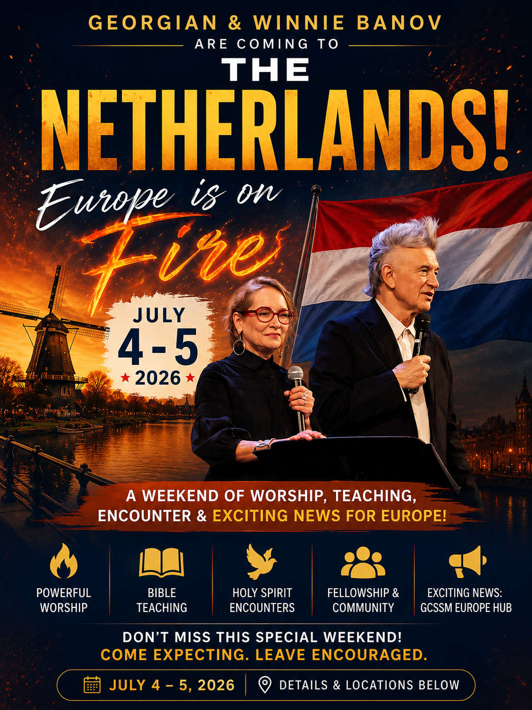 Georgian & Winnie Banov in The Netherlands